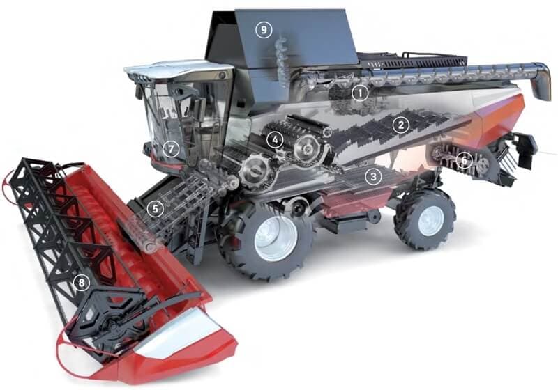 Комбайн зерноуборочный Ростсельмаш RSM 161