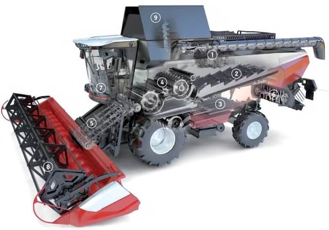 Комбайн зерноуборочный Ростсельмаш RSM 161