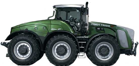 Трактор трехосный Fendt Trisix Vario