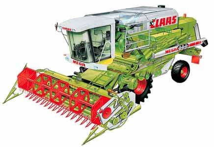 Комбайн зерноуборочный Claas Mega 360