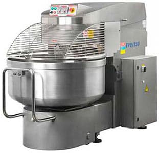 Тестомес спиральный с подкатной дежой Sottoriva EVO 250