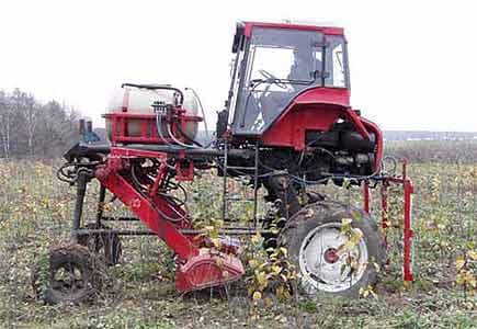 Опрыскиватель малообъемный высококлиренсный ОМ-400В