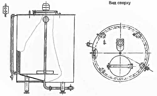 Танк охлаждаемый Агромех-сервис ТОМ-1,0