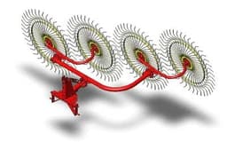 Грабли навесные колесно-пальцевые Tonutti P