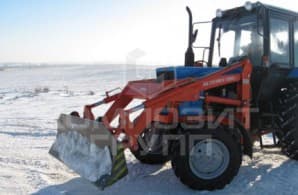 Погрузчик фронтальный ДМЭ-1000 с бульдозерным отвалом
