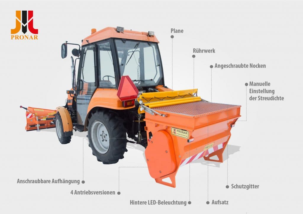 Распределитель песка и соли PRONAR PW120