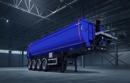 Полуприцеп-самосвал с задней разгрузкой Тонар SH4-38