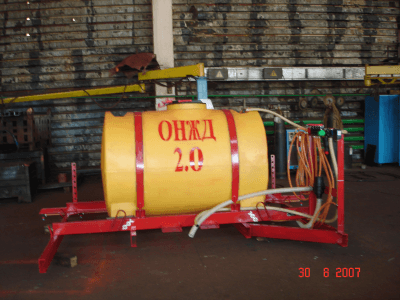 Опрыскиватель железнодорожный ОНЖД-2,0
