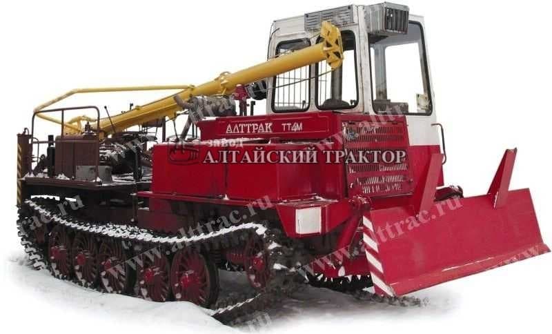Бурильно-крановая машина БКМ-534 на базе трактора ТТ-4М