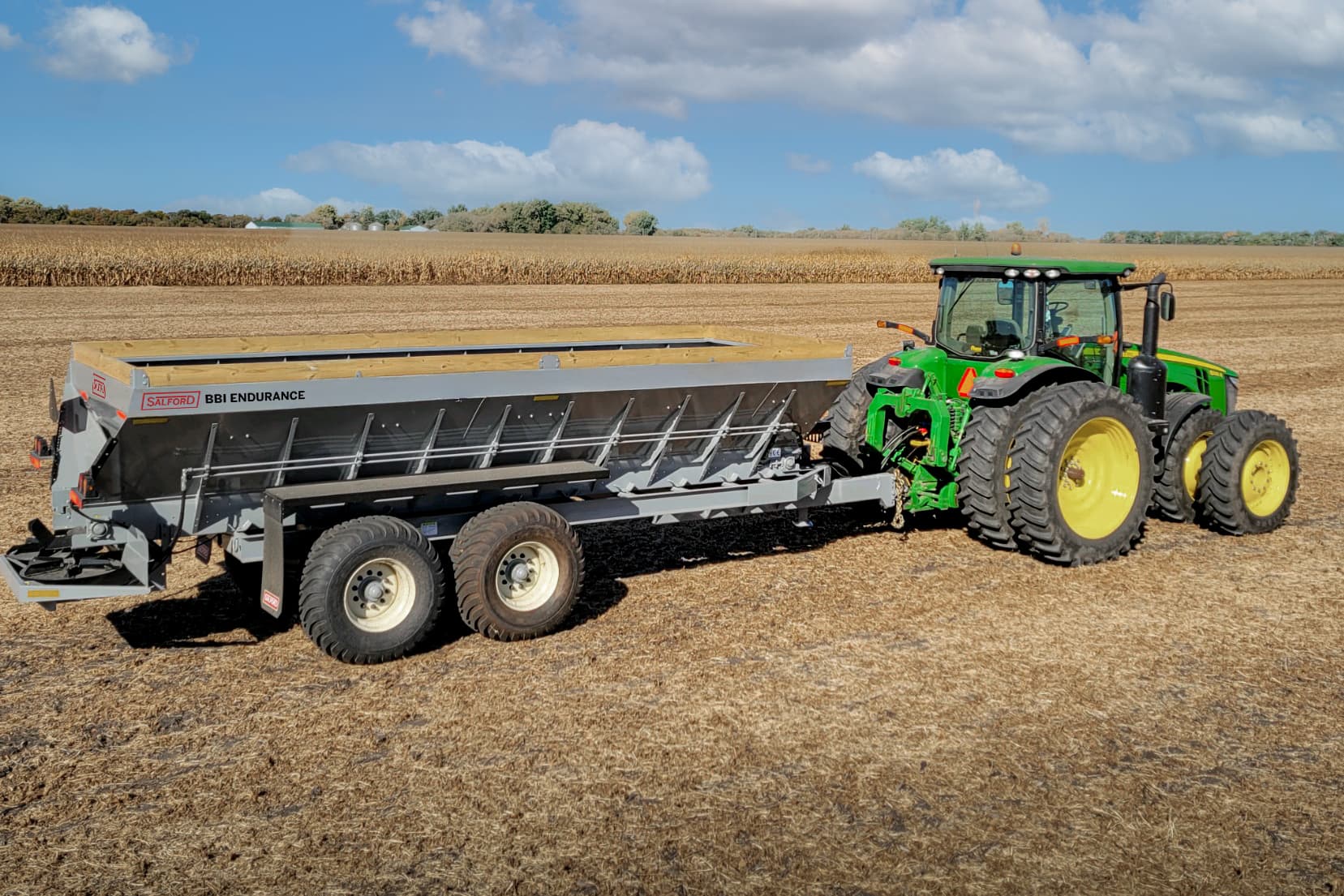 Разбрасыватель органических удобрений и извести BBI Endurance Spreader