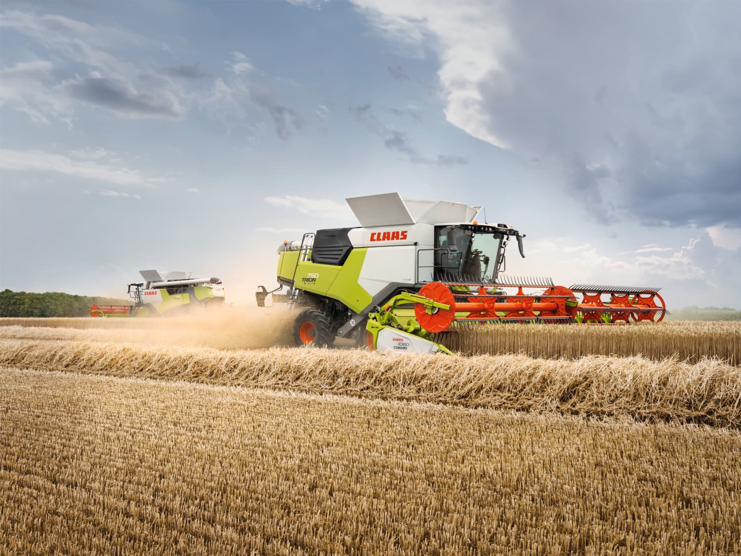 Комбайн зерноуборочный CLAAS TRION 700