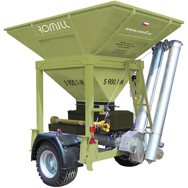 Плющилка мобильная вальцовая влажного зерна M2