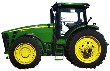 Трактор с регулируемой колеёй John Deere 8225R–8345RT