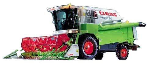 Комбайн зерноуборочный Claas Medion 340