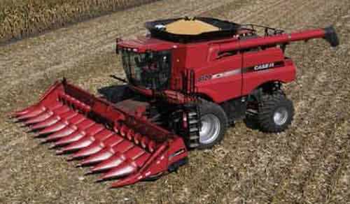 Жатка для уборки кукурузы с измельчителем Case IH