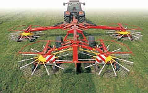 Валкообразователь четырехроторный Pottinger Eurotop 1251 A multitast