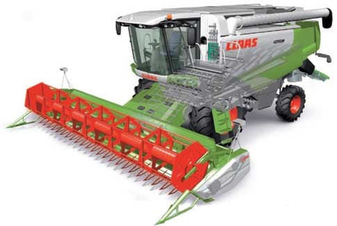 Комбайн зерноуборочный Claas Lexion 540
