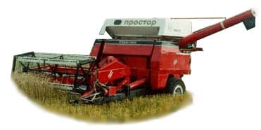 Комбайн зерноуборочный прицепной Простор ПН-100