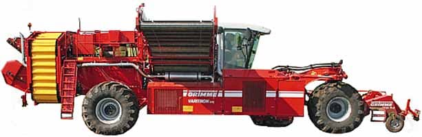 Комбайн картофелеуборочный двухрядный Grimme Varitron серии